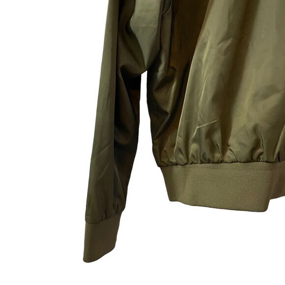 Free People Green Midnight Cropped Bomber Jacket Size XS - Picture 12 of 12